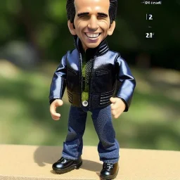 figure smile "the fonz" Fonzie arthur fonzarelli young greaser jacket winkler toy doll face boot (plastic black hair) full body in package (two thumbsup) 2021