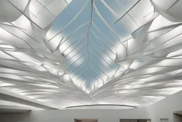 The ceiling of the Modern Modern Natural Light Museum