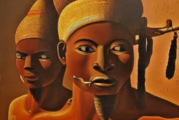 african portrait, ancient egypt, zulu, scaffolding, scene, high detail