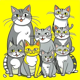 cats cartoon