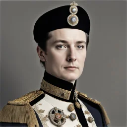 Le Lieutenant de vaisseau Chatelaine, Aide de Camp de S. A. I. Monseigneur le Grand-Duc Alexandre Mikhailovitch («Stolnik»; epoque du Tsar Alexis Mikhailovitch)