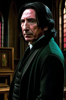 I want a picture that 's more realistic , more Professor Snape , with a high level of horror , and I want Hogwarts behind him , and I want Snape a little younger .