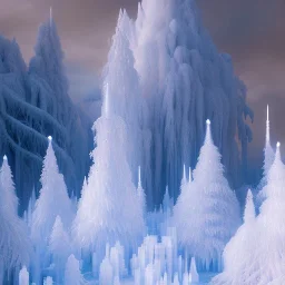 ultra detailed matte painting of a lot of tiny epic fantasy ice flowers and a lot of tiny semi transparent white snowflakes, majestic, intricate, masterpiece, insanely detailed, 4k resolution, cinematic smooth, intricate details , soft smooth lighting, vivid pastel colors, iridescent accents