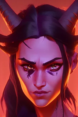 bright red glowing eyes, medieval city background