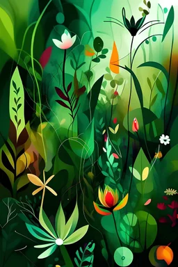 Abstract garden