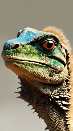 A Lizard head with camel body