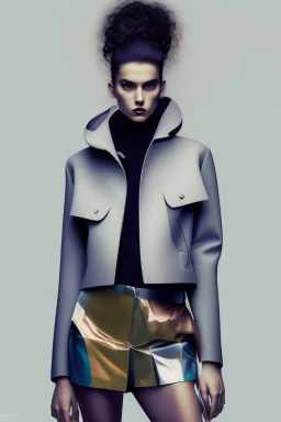 I’d like realize a cover for my fashion portfolio, that could be cool, hi-tech, original