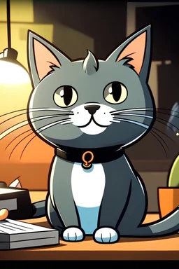 create a cat character forge for a fact and trivia YouTube channel
