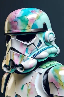 a pastel colors stormtrooper