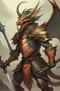 A dragonid warrior