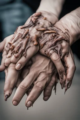 Disgusting hands