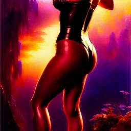 Drawing of beautiful face,'beautiful booty,Busty Psylocke',intense stare, ancient skintight armor, balanciaga fashion clothe painting by gaston bussiere, greg rutkowski, yoji shinkawa, yoshitaka amano, tsutomu nihei, donato giancola, tim hildebrandt, Oil on canvas, cinematic composition, extreme detail,fit full head inside picture,16k