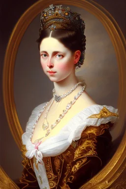 Elisabeth of Austria by Franz Xaver Winterhalter .Cat