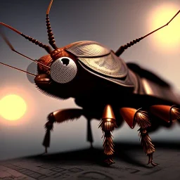 steampunk cockroach