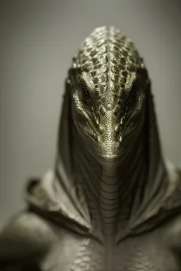 Photoreal Gorgeous Stealthy hooded lizardman forgotten realms by lee jeffries, octane render, 8k, high detail