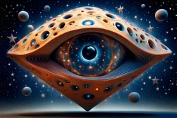 anamorphic spacetime dimensions many eyes hyperspatial strange creature made of stars