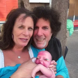 Gina Strippoli and brian anwander in the future with alien babies