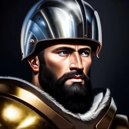 Ultra detailed fullbody Portrait in oil on canvas of Alaric the Visigoth with armor,helmet,extremely detailed digital painting,ultrarealistic skin,intense stare, extremely detailed face, crystal clear eyes, mystical colors ,perfectly centered image, perfect composition, rim light, beautiful lighting,masterpiece ,8k, stunning scene, raytracing, anatomically correct, in the style of Simon Bisley and Ohrai Noriyoshi and robert e howard and Steve Jung and Wizyakuza and uncannyknack.