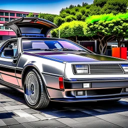 1980s DeLorean ‘Back To The Future’ time machine car