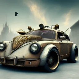 Steampunk car