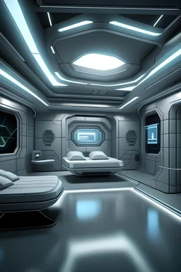 a futuristic room