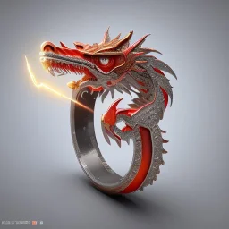 Ring dragon as diamond with red diamond eyes, sculpture, hyperphotorealistic,8k,HDR,macro lens, sharp focus, hyper detail, sparkle, unreal engine 5, neon lighting, masterpiece, hypermaximalist, intcrate detailed, elegant, hyper detailed, bokeh