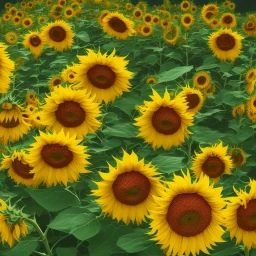 Center of Vienna. Sunflower.