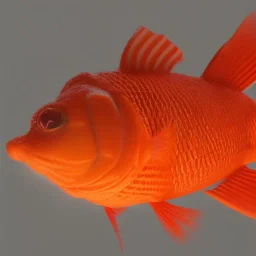 Orange Fish Entering to christmas from Halloweein