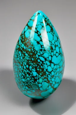 a turquoise egg