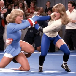 Jan Brady catfight with marcia image wrestling