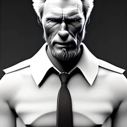 Clash of clans art style of a cute clint eastwood, full body, by mobeius, au naturel, hyper detailed, digital art, trending in artstation, cinematic lighting, studio quality, smooth render, unreal engine 5 rendered, octane rendered, art style by klimt and nixeu and ian sprigger and wlop and krenz cushart