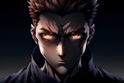 A man staring with intent of a Jujutsu kaisen