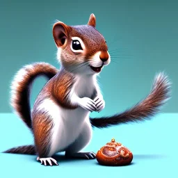 cute squirrel “wearing avatar make up” Pandora