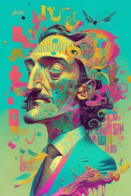 Lawyer. Words are free, it's how you use them that may cost you; Pop Art; Surrealism; Salvador Dali, Alex Pardee, Insanely Detailed; Intricate; Award-Winning; Bright Pastels