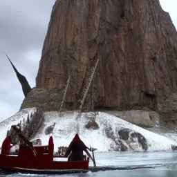 santa claus at Helm's Deep