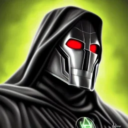 ultra detailed fullbody portrait of Doctor Doom, extremely detailed digital painting, extremely detailed face,crystal clear eyes, in the style of Ken Kelley robert e howard and pablo oliveira and Keith Parkinson , mystical colors, perfectly centered image, perfect composition, rim light, beautiful lighting,8k, stunning scene, raytracing