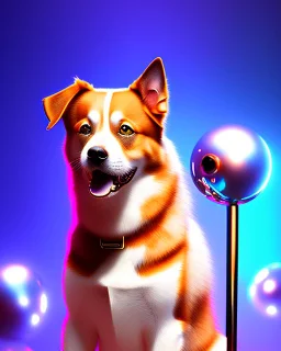 Dog, ultra quality, hyper deiled, digital art, 3d 8k