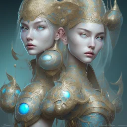 sango fantasy, fantasy magic, intricate, sharp focus, illustration, highly detailed, digital painting, concept art, matte, artgerm and paul lewin and kehinde wiley, masterpiece sexy lips Asian lady body Papu New Guina turquoise space lady space sun galaxy