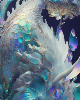 iridescent, scales, human hand, jades, textured, intricate, ornate, shadowed, pale muted colors, 3D, highly detailed, deco style, by Tim Burton, by Dale Chihuly, by Hsiao-Ron Cheng, by Cyril Rolando, by h. r. giger Boris Vallejo $plastic$ grid:true