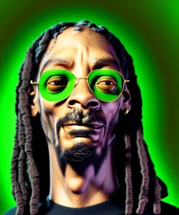 Snoop Dogg, weed smoke, dollars, jungle background, hyper realistic