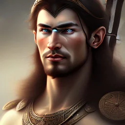 young conan, wanderer, epic, fantasy, barbarian, 8k resolution, realistic,