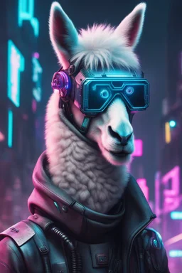 lama cyberpunk
