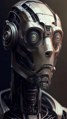 robot portrait ultra realistic