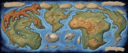 pangea earth millions of years ago , with dinosaures and Draco reptilians