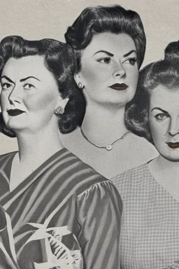 feminist portrait 1950s