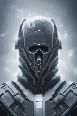 Dartvader All Black dartvader soldier, ghost, wearing high tech mask, white smoke, dark, rage, sorrow, high definition, ultra 8 k, volumetric lighting, blue fire, fog