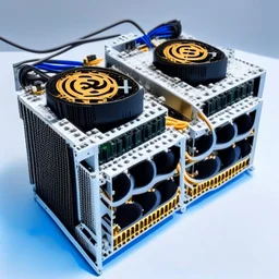 ASIC bitcoin miner and ASIC mining farm. Bitcoin