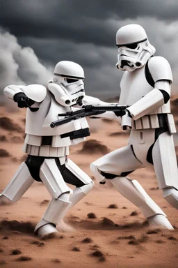 stormtroopers fighting