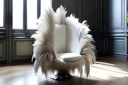 Feather inspired furniture