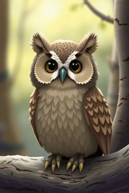 Cute owlbear.